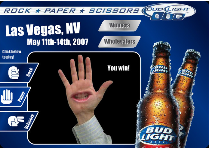 Bud Light Rock Paper Scissors – screenshot 2