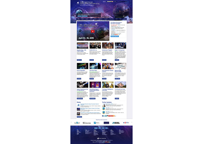 31st Space Symposium Website – screenshot 3