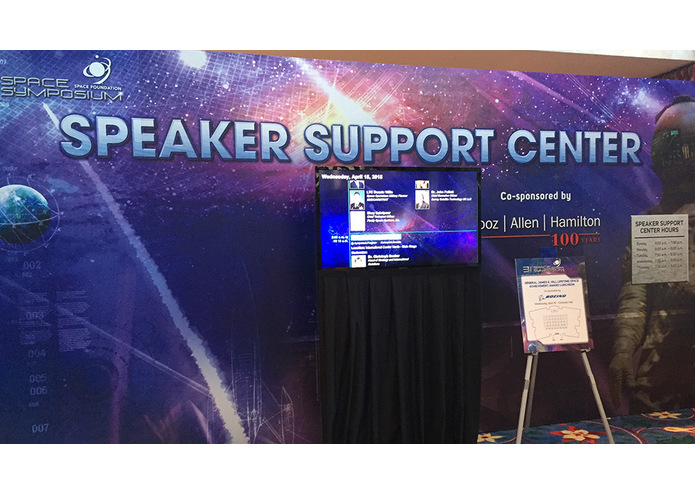 Space Symposium Digital Signage – screenshot 3