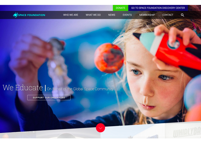 Space Foundation Website – screenshot 1