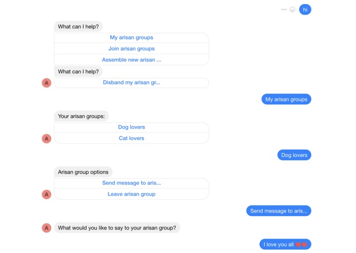 arisan-bot – screenshot 1
