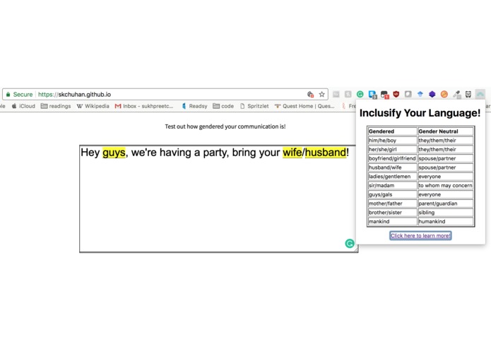 Inclusify – screenshot 4