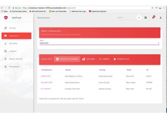 VeriFood – screenshot 2