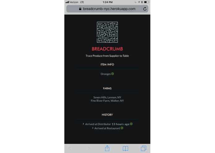 Breadcrumb – screenshot 2