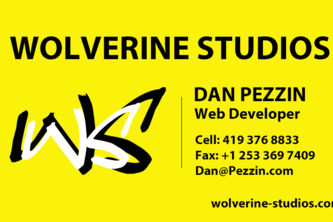 Wolverine Studios Business Cards