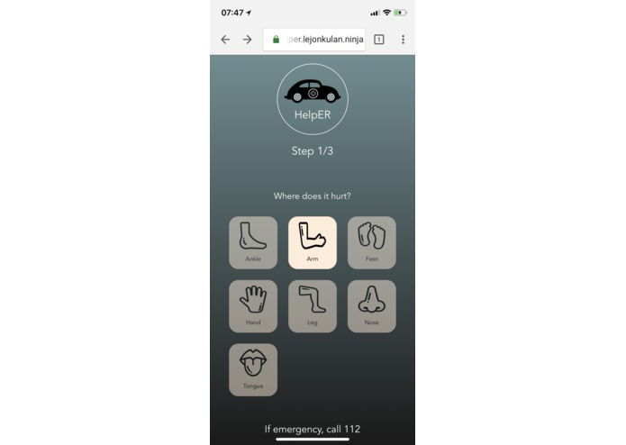 HelpER – screenshot 1