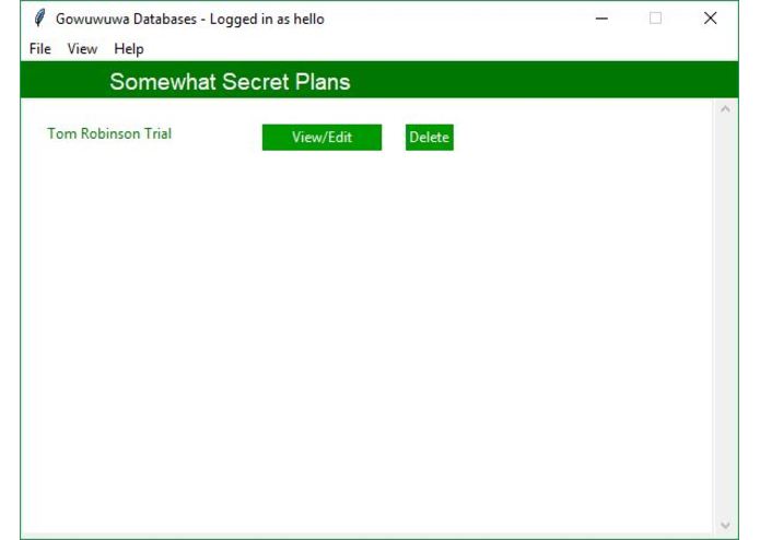 Gowuwuwa Databases – screenshot 7