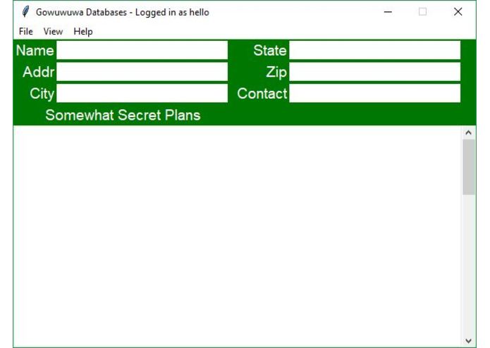 Gowuwuwa Databases – screenshot 11
