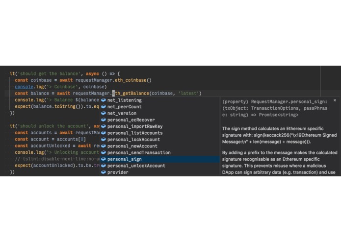 web3-ts – screenshot 2