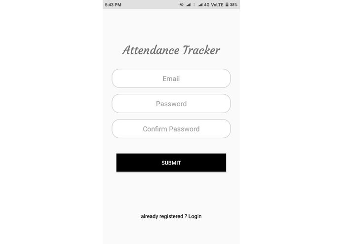 Attendance Tracker – screenshot 1