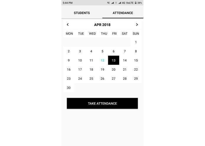 Attendance Tracker – screenshot 2
