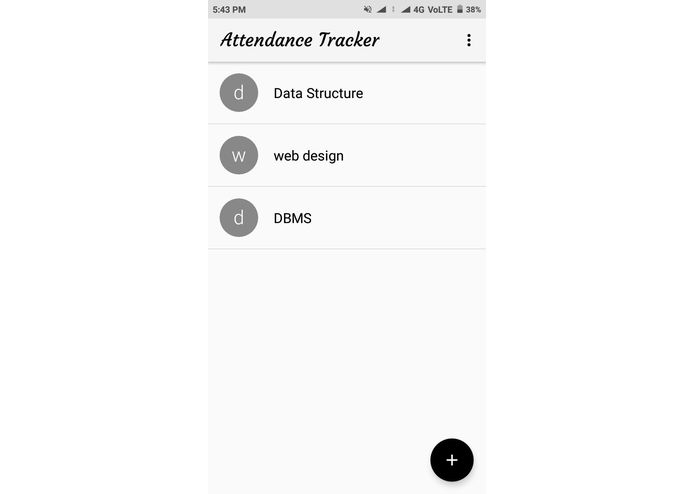 Attendance Tracker – screenshot 3