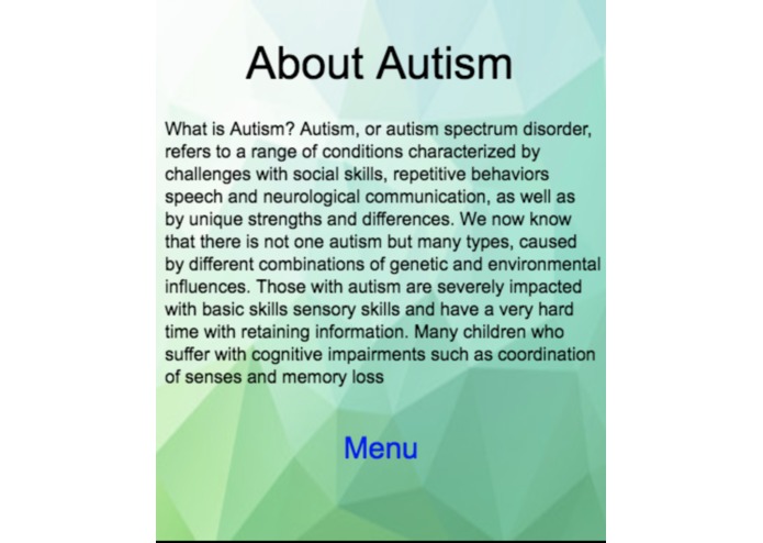 Autism Awareness App | Devpost