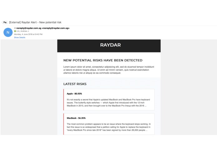 Raydar – screenshot 6