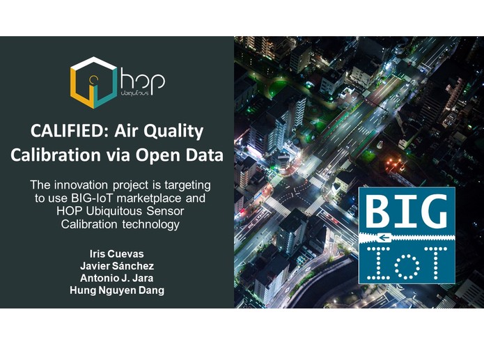 CALIFIED - Air Quality Calibration via Big IoT Data – screenshot 2