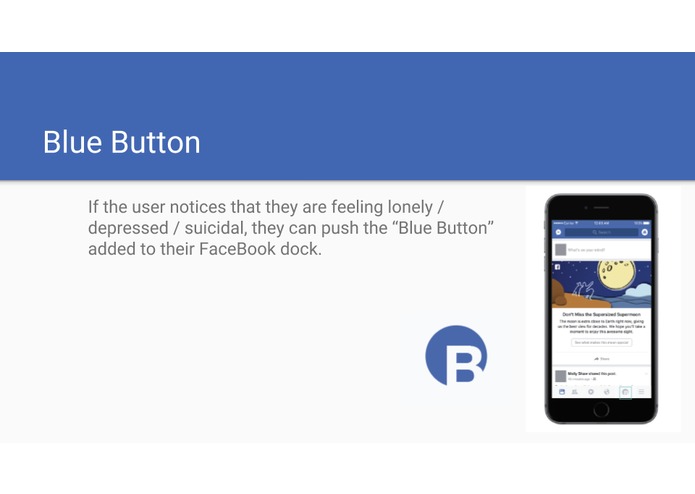Feeling Blue on Facebook? – screenshot 1