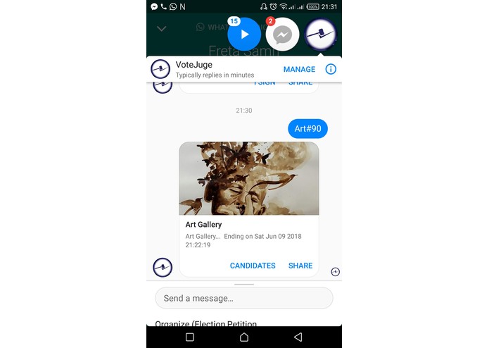 VoteJuge – screenshot 2
