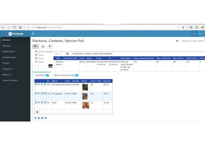 VoteJuge – screenshot 9