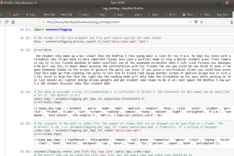 Automatic tagging or Topic modeling for videos