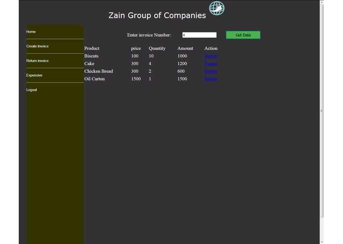 Web base Inventory managment system – screenshot 3