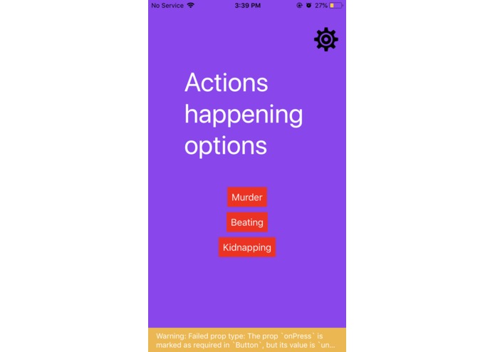 Emergency contact app – screenshot 2