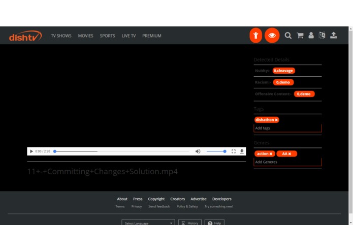 Unique Ott platform with video commerce. – screenshot 1