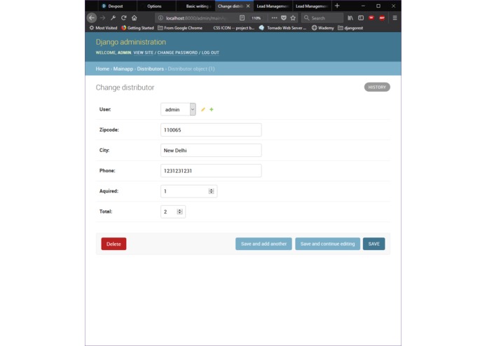 Dishathon-LDBMS – screenshot 2