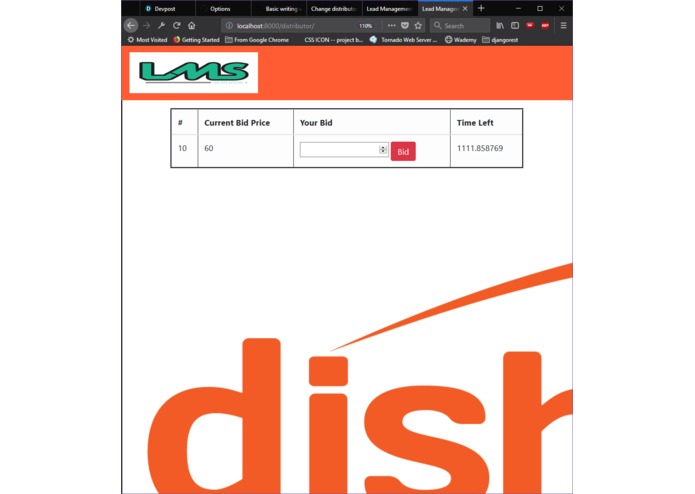 Dishathon-LDBMS – screenshot 5
