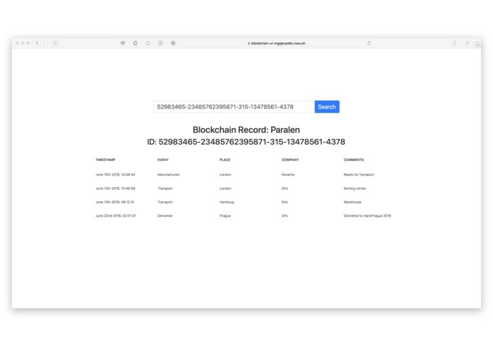 [BlockChain] PharmaTrust – screenshot 2