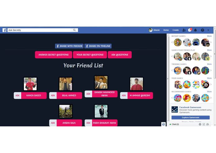 Ask Secretly – screenshot 2