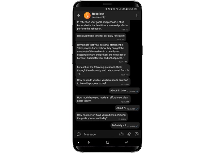 Recollect – screenshot 2