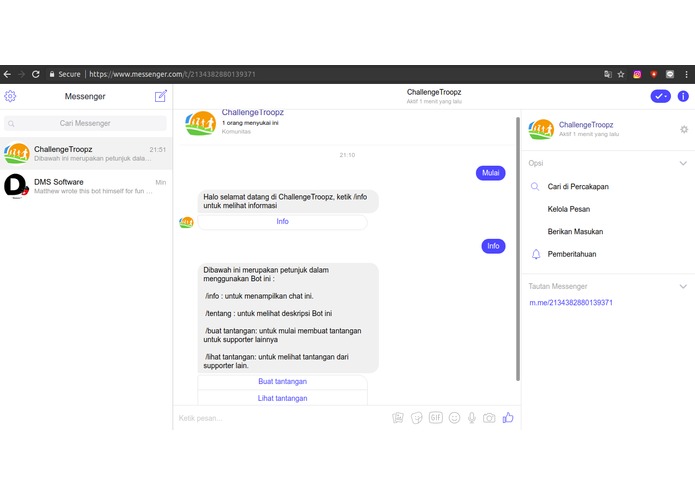 ChallengeTroopz : Chatbot to connect football fans – screenshot 3