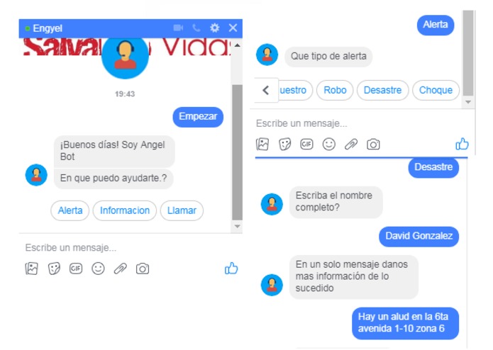 Chatbot Angel  Salvando Vidas !!!   Saving Lives !!! – screenshot 1