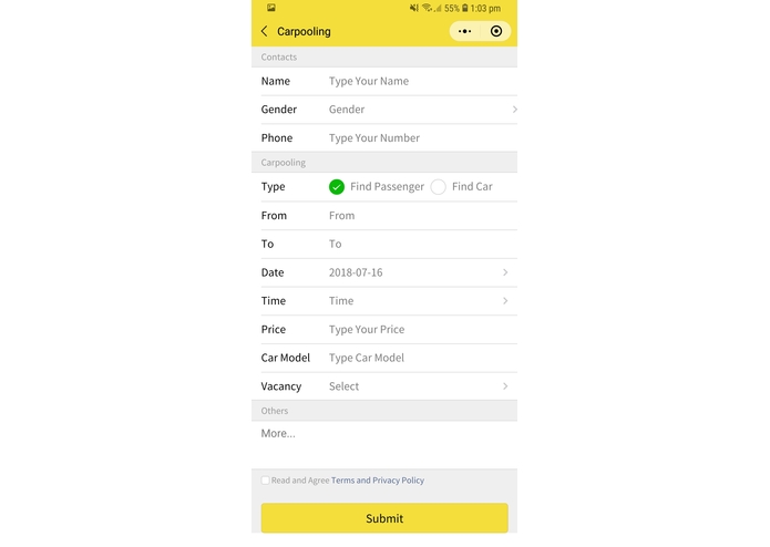 Carpool Program – screenshot 7