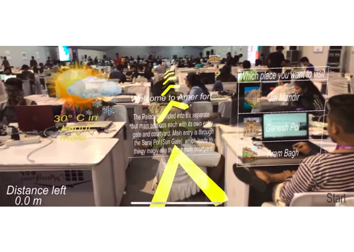 TagAR -media tagging and indoor navigation in AR – screenshot 4