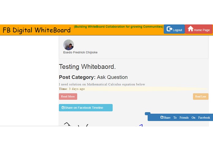 FB Digital WhiteBoard – screenshot 1