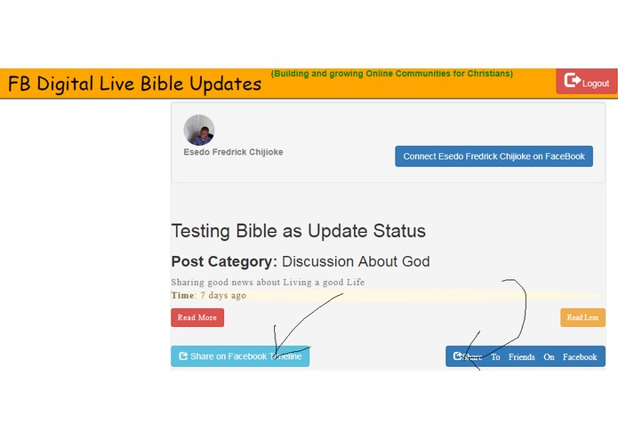 FB Live Bible Status Updates – screenshot 2