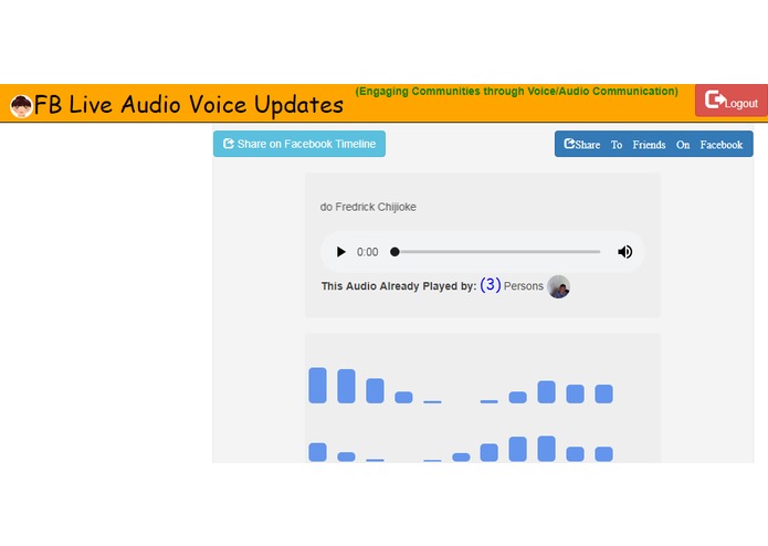 Fb Live Voice/Audio Recording  – screenshot 1