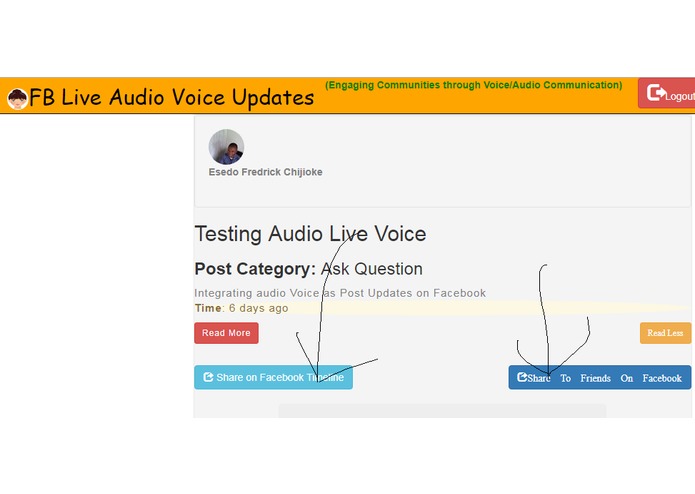 Fb Live Voice/Audio Recording  – screenshot 4