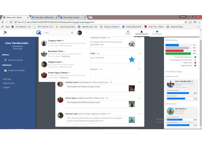 Qwickpage – screenshot 2