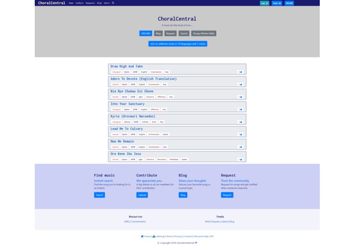 choralcentral – screenshot 1