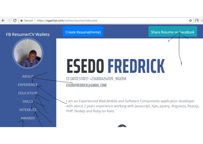 FB Resume and CV Wallets – screenshot 3
