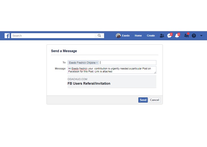 FB Group Post Users Referals/Invitation Button – screenshot 1