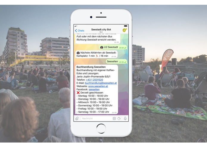 Seestadt.bot – screenshot 1