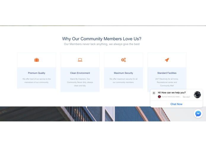 Community Web – screenshot 1