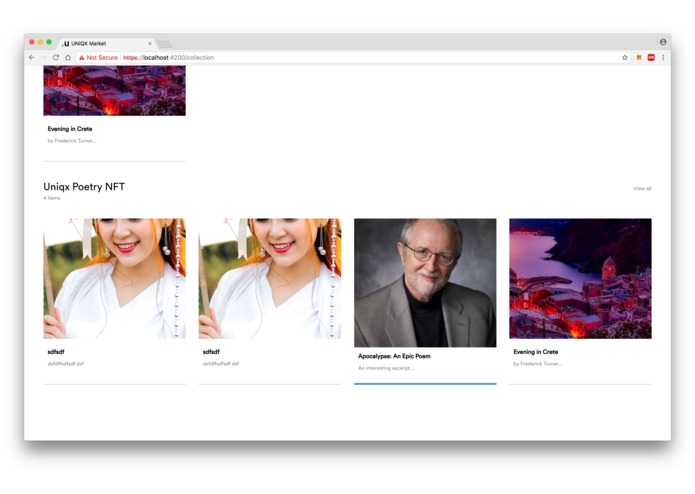 Blockchain Poetry Auction – screenshot 11