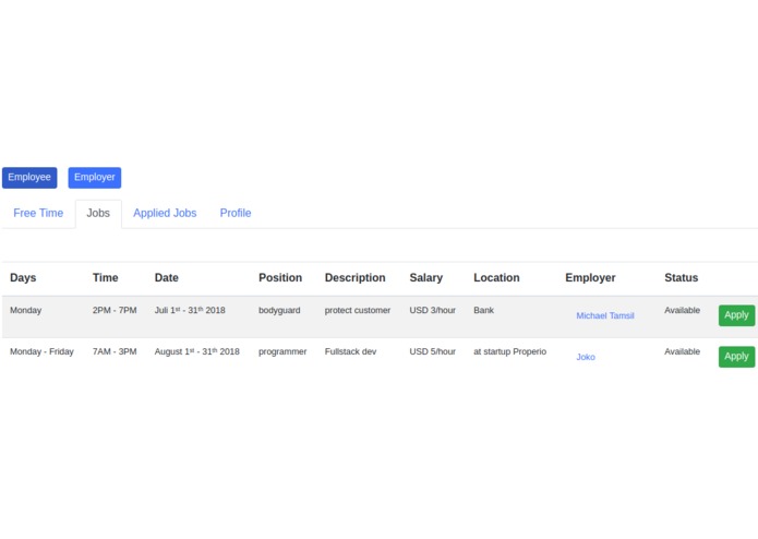 parttime – screenshot 2