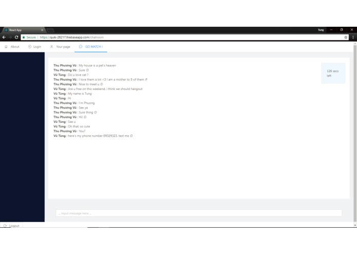 Quick! - Online blind dating site – screenshot 2
