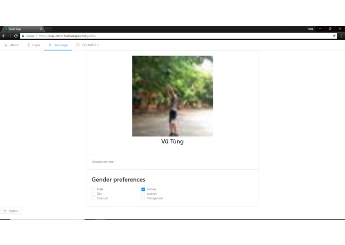 Quick! - Online blind dating site – screenshot 4