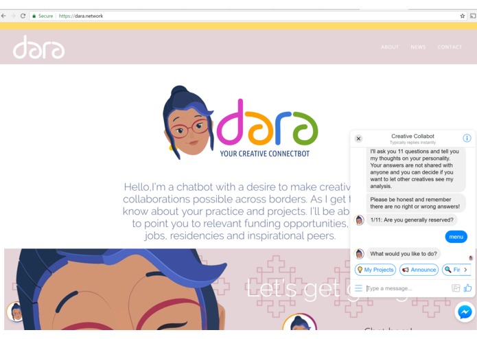 Dara - Your Creative ConnectBot – screenshot 2